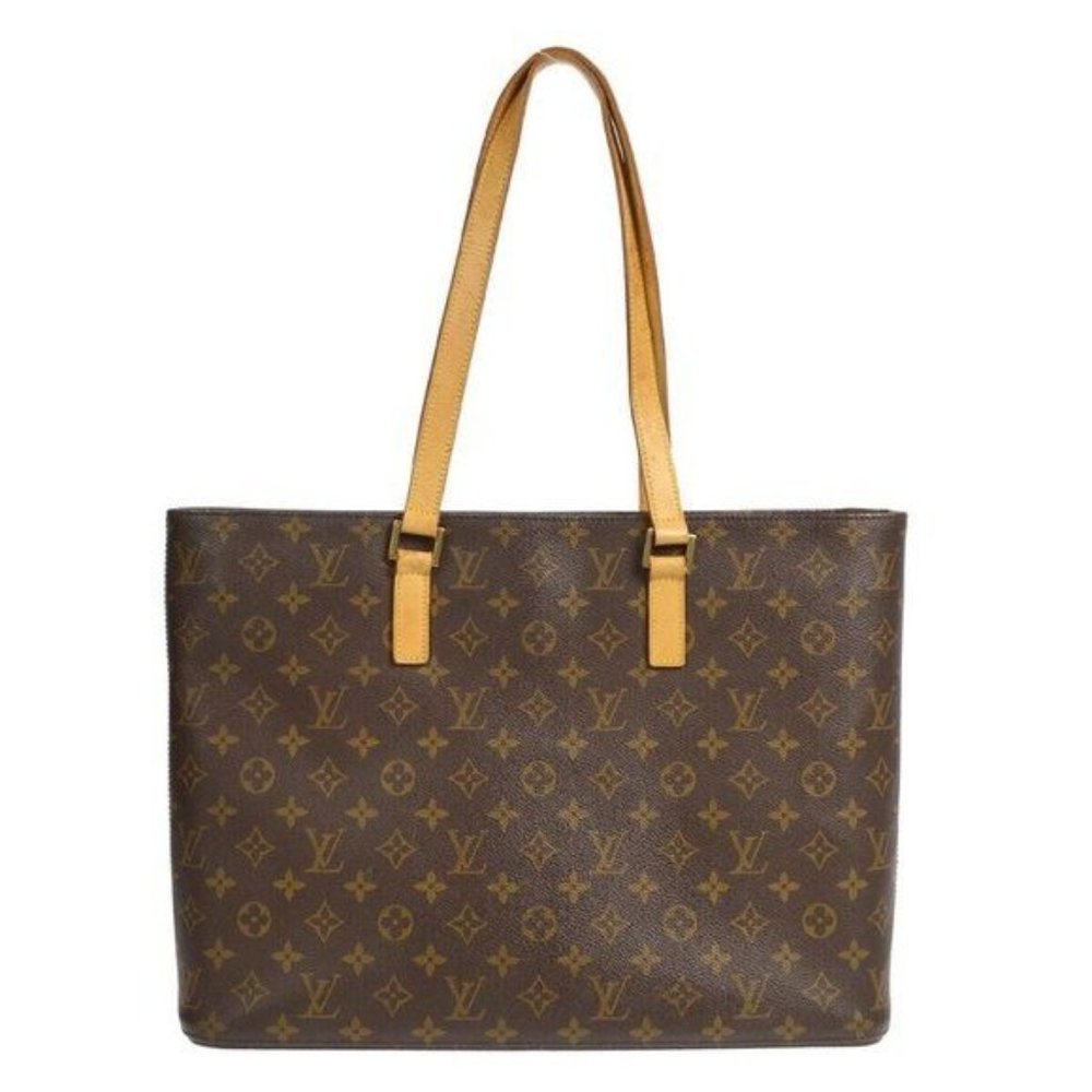 Authentic Louis Vuitton Shoulder Bag Luco Monogram Used LV Handbag Vintage